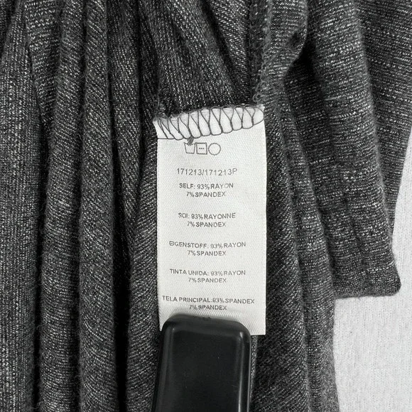 ANTHROPOLOGIE DOLAN Sarana Dress Womens Small Gray Black White Collared Belt - Picture 9 of 14